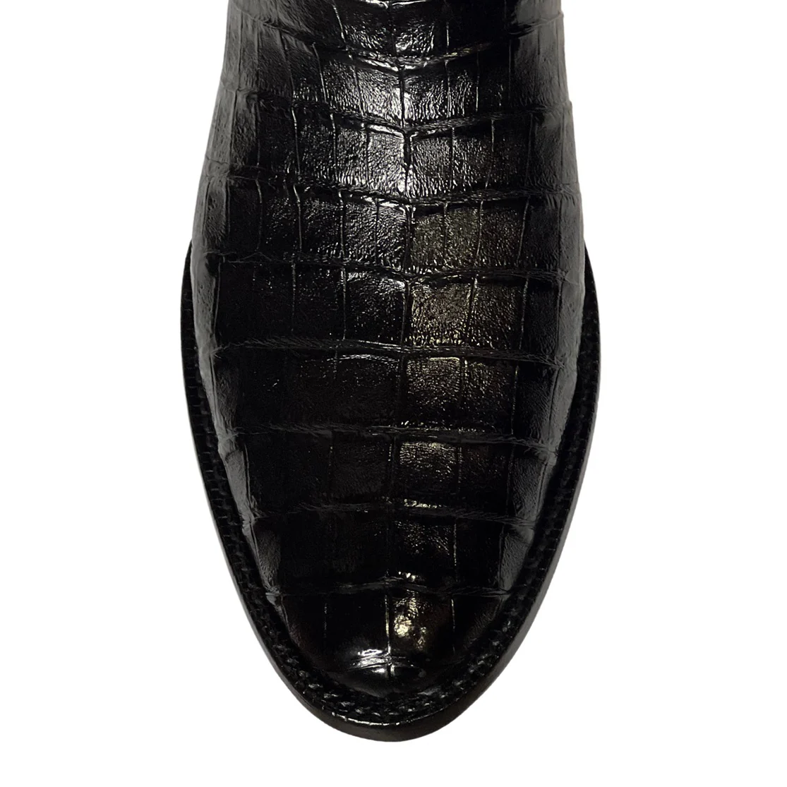 Black Jack Caiman Belly Black Men's Boot 6320 - Image 6