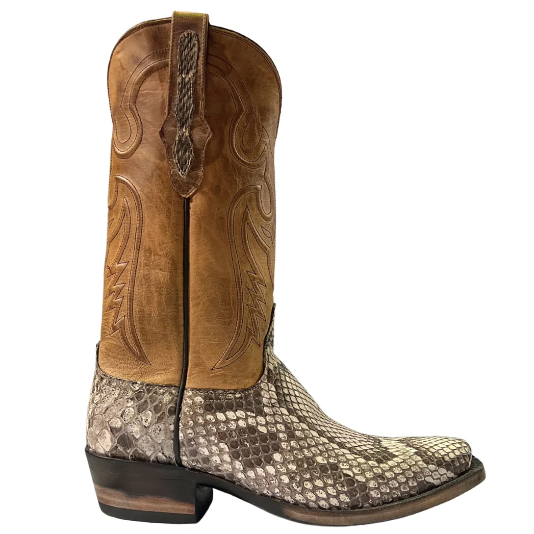 Black Jack Natural Python Men's Boot 6555-V3 - Image 2