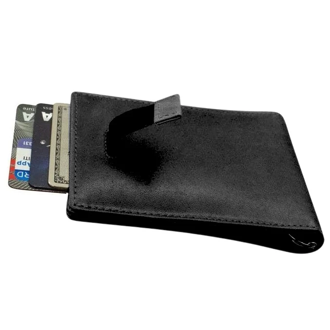 ILI Distressed Black Bifold Wallet 7219 - Image 2