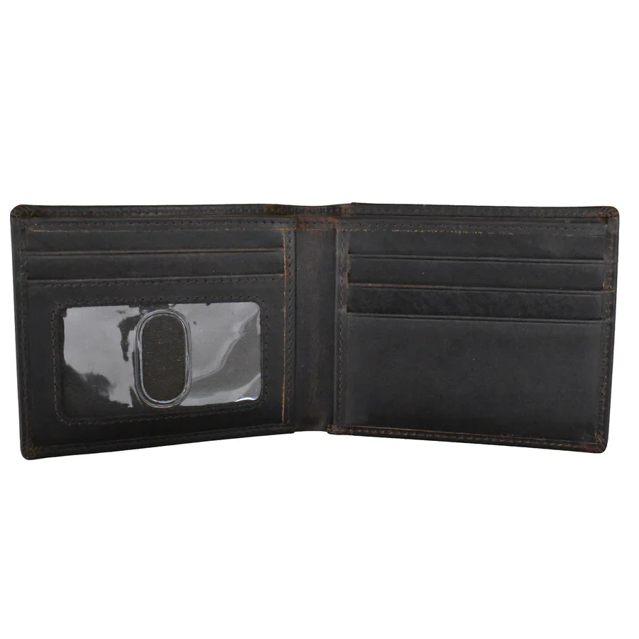 ILI Slim Chocolate Bifold Wallet 7221 - Image 2