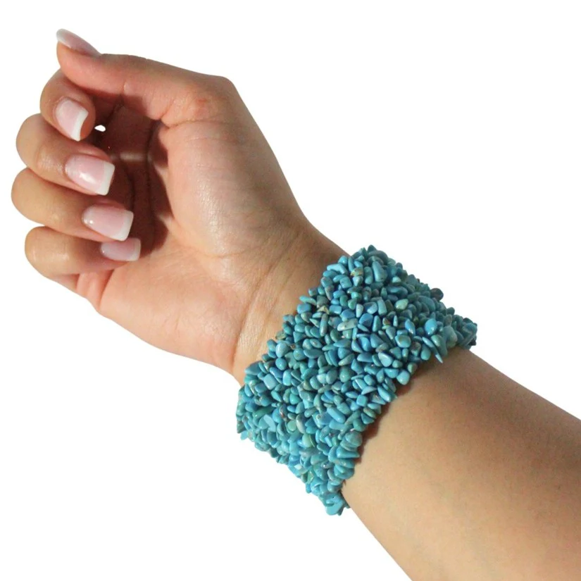 Paige Wallace Stretch Turquoise Bracelet 762 - Image 2