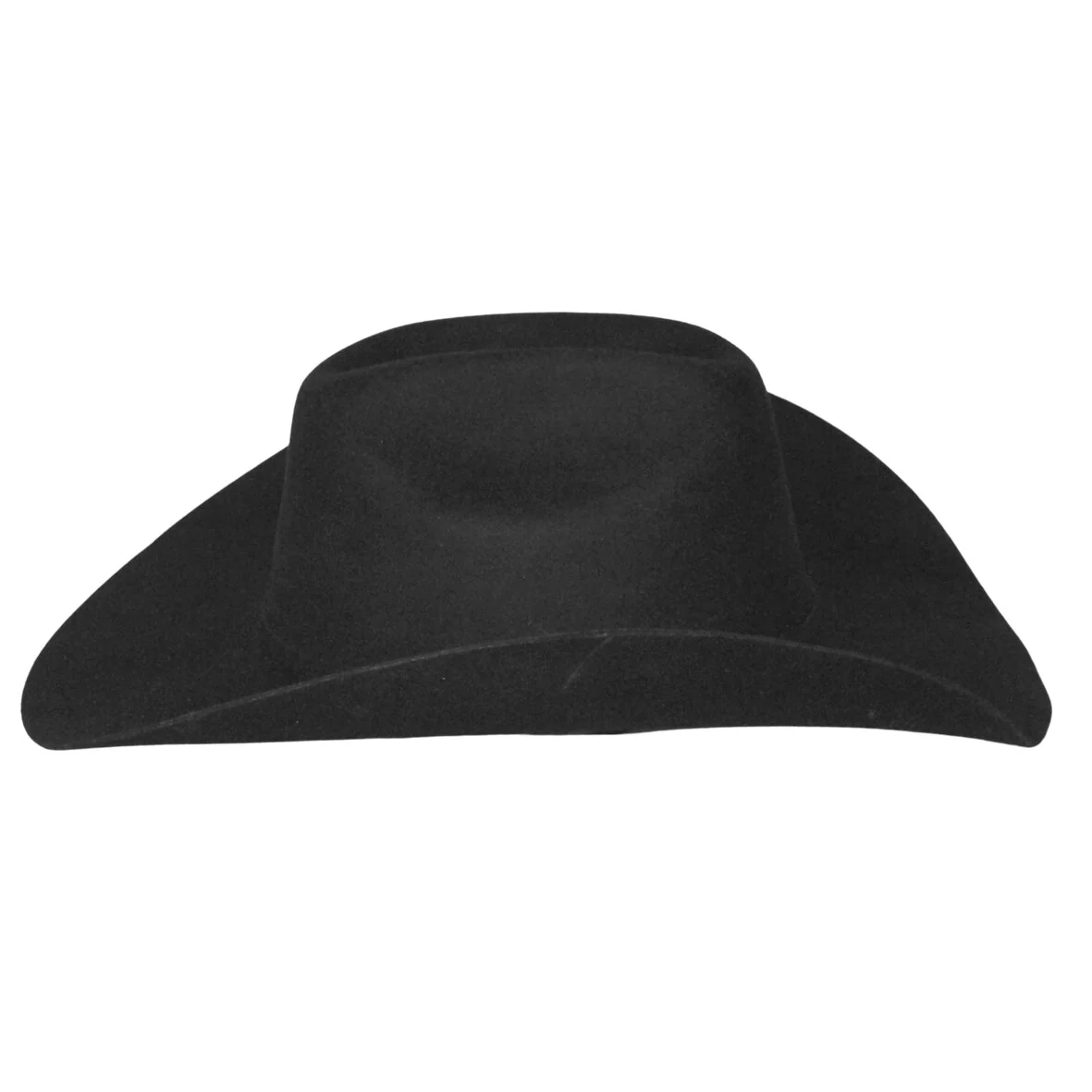 Wild Bill's Broken Horn 4X Black Wool Cowboy Hat 8013 - Image 4