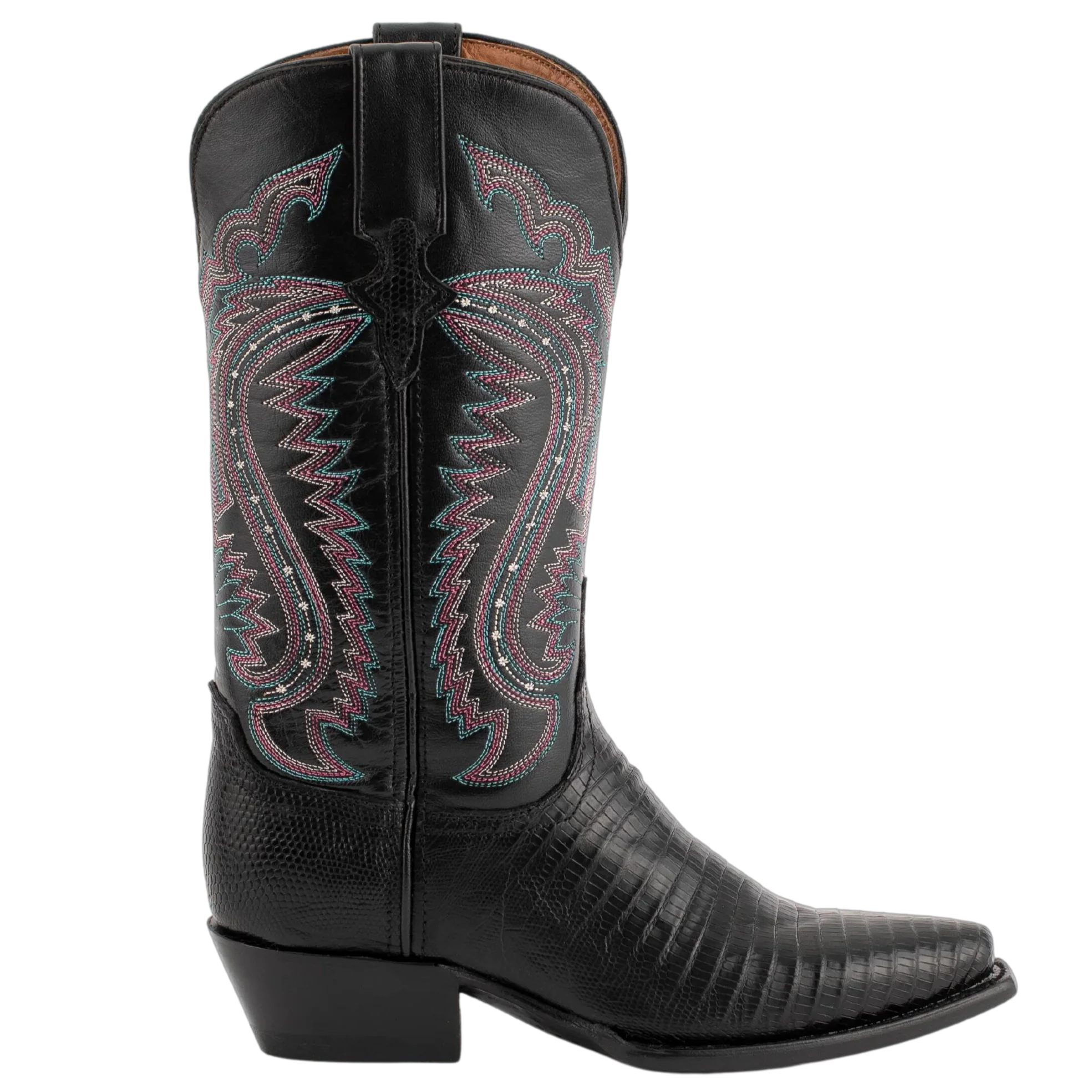 Ferrini Taylor Black Teju Lizard Women's Boot 81161 - Image 2