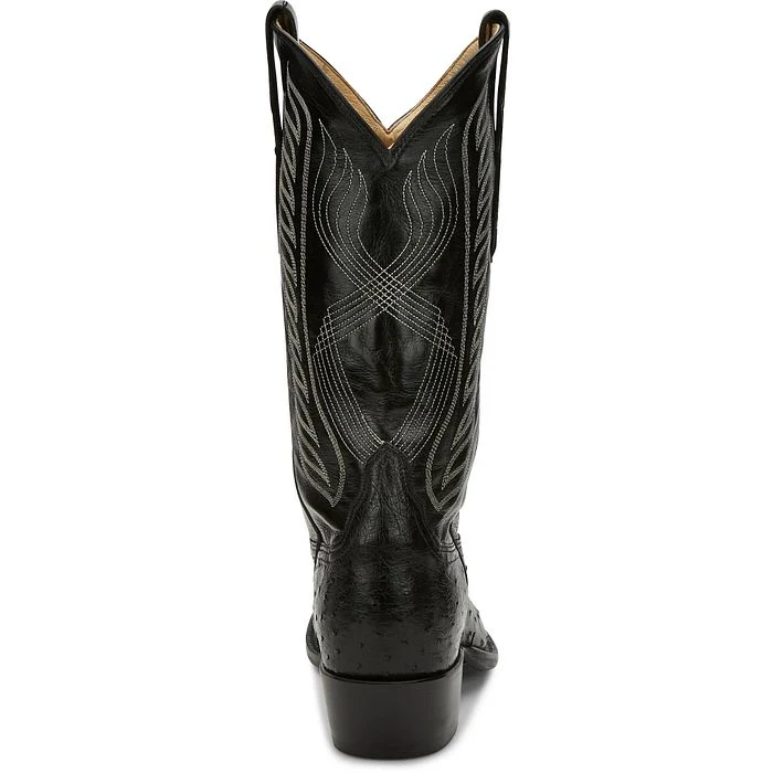 Tony Lama McCandles Black FQ Ostrich Men's Boot 8255 - Image 5