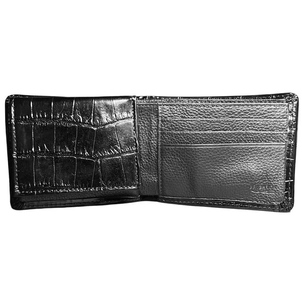 Brighton Rockefeller Passcase Black Bifold Wallet 89553 - Image 2