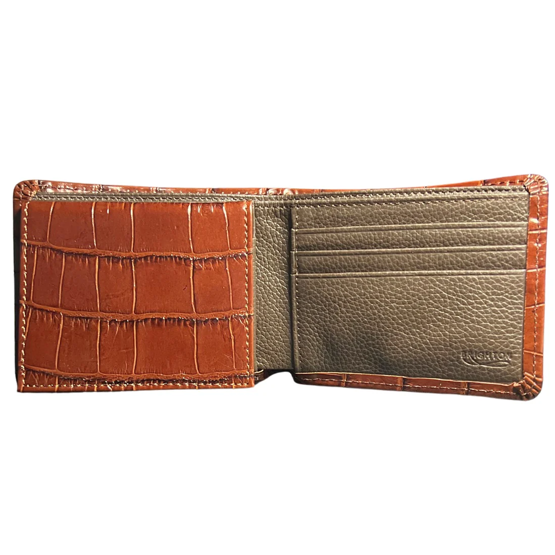 Brighton Rockefeller Passcase Brown Bifold Wallet 89557 - Image 2