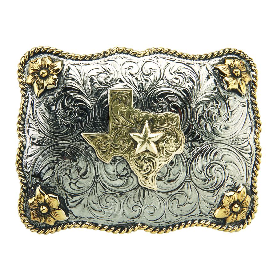 AndWest Scallop Texas Buckle 961-966M