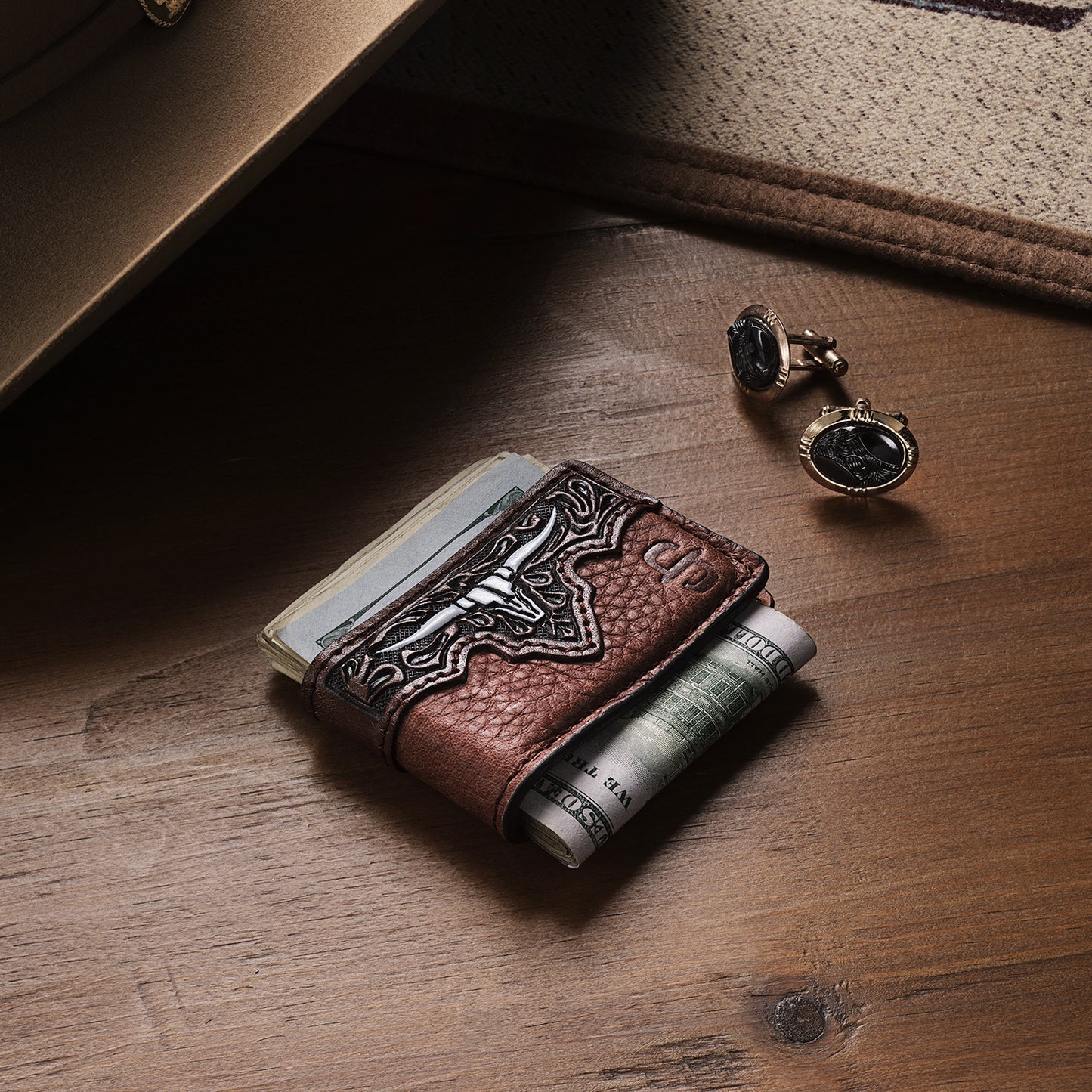 Stetson Steer Head Money Clip 9805004 - Image 3