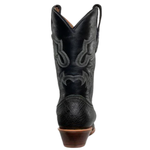 Corral Black Smooth Ostrich Boot A4400 - Image 4