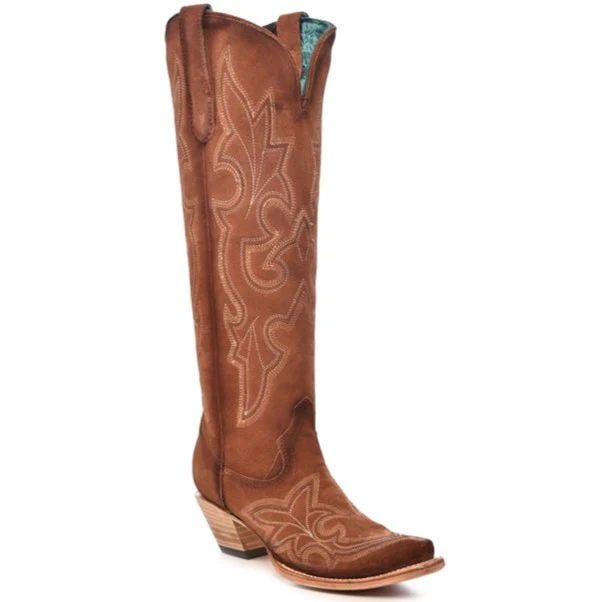 Corral Tall Vintage Brown Suede Women's Boot A4437