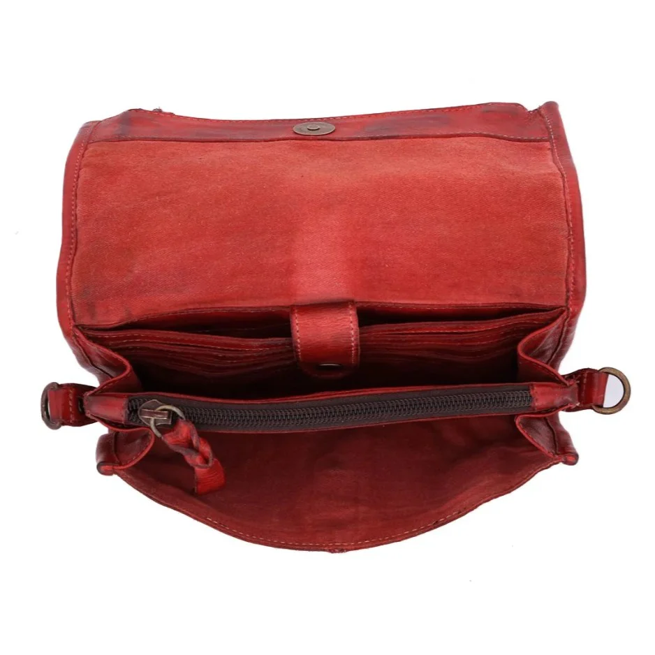 Bed Stu Amina Red Dip Dye Crossbody A450211 - Image 2