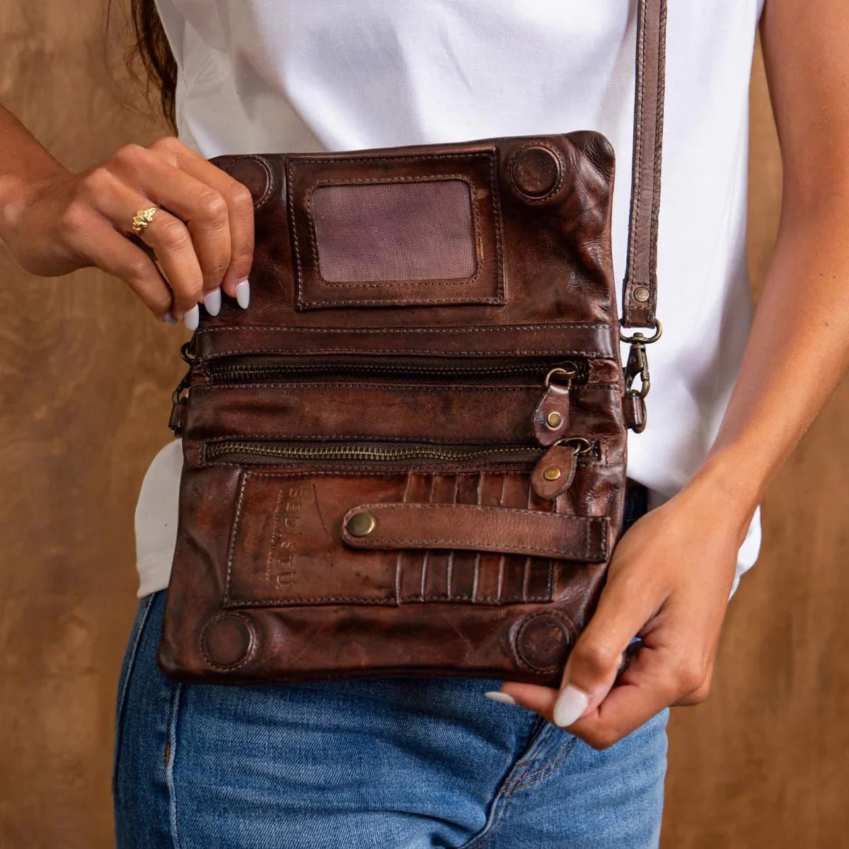 BedStu Cadence Teak Crossbody A450378 - Image 5