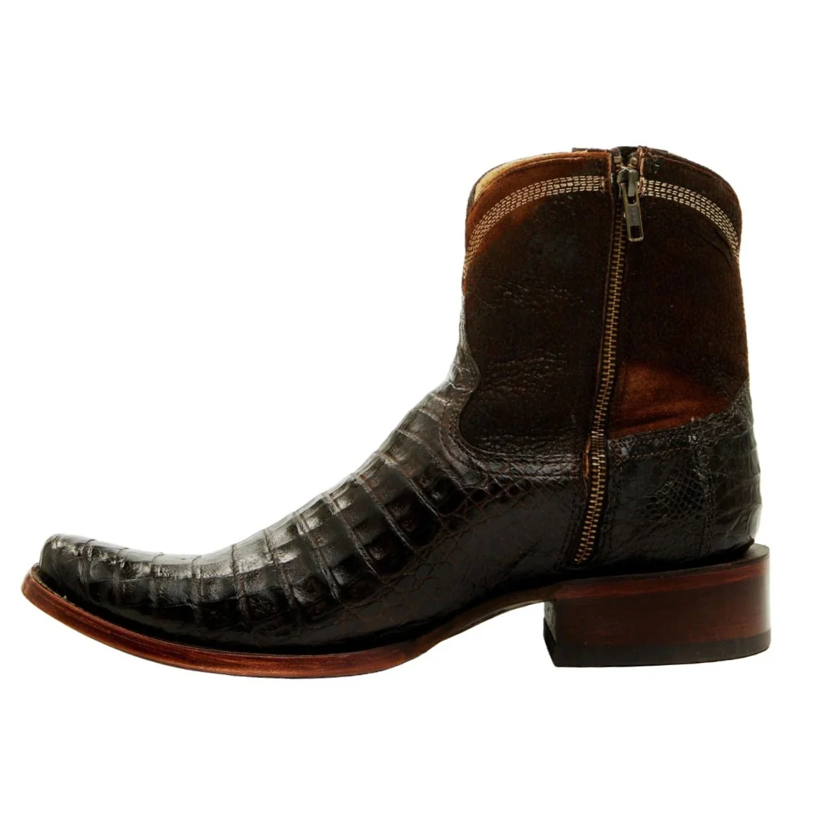 Corral Chocolate Caiman Men's Bootie A4680 - Image 2