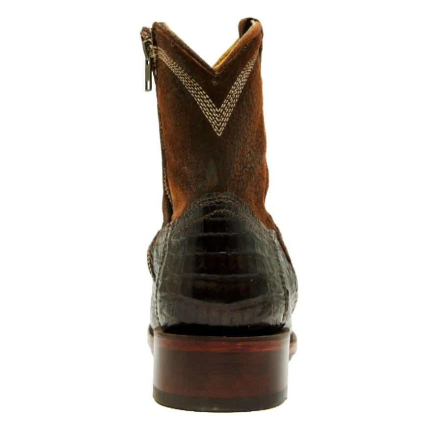 Corral Chocolate Caiman Men's Bootie A4680 - Image 4