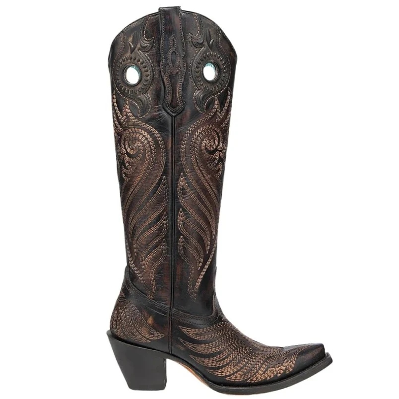 Corral Tall Black Honey Women's Boot A4814 - Image 2
