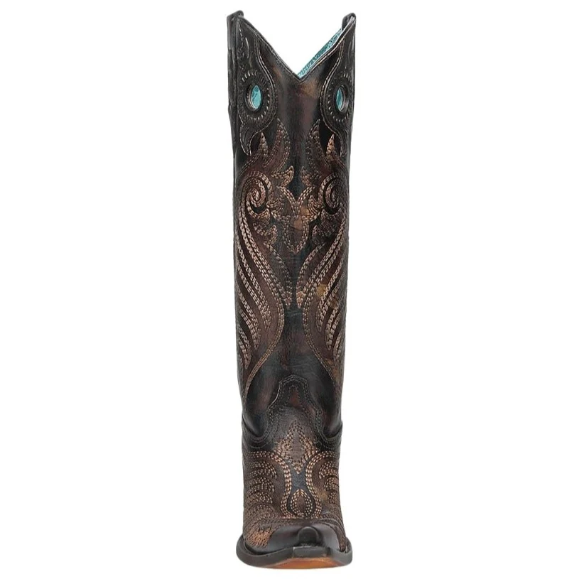 Corral Tall Black Honey Women's Boot A4814 - Image 3