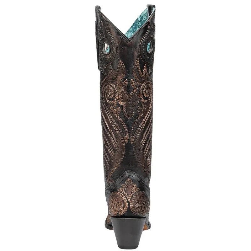 Corral Tall Black Honey Women's Boot A4814 - Image 4