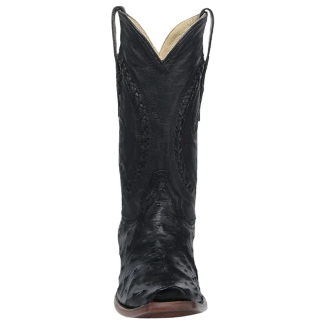Corral Black Ostrich Men's Boot A4970 - Image 3