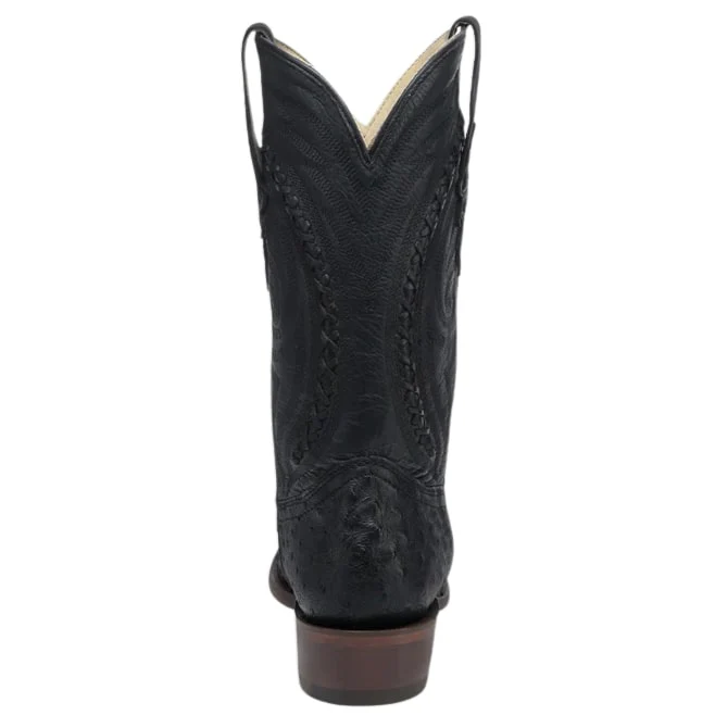 Corral Black Ostrich Men's Boot A4970 - Image 4