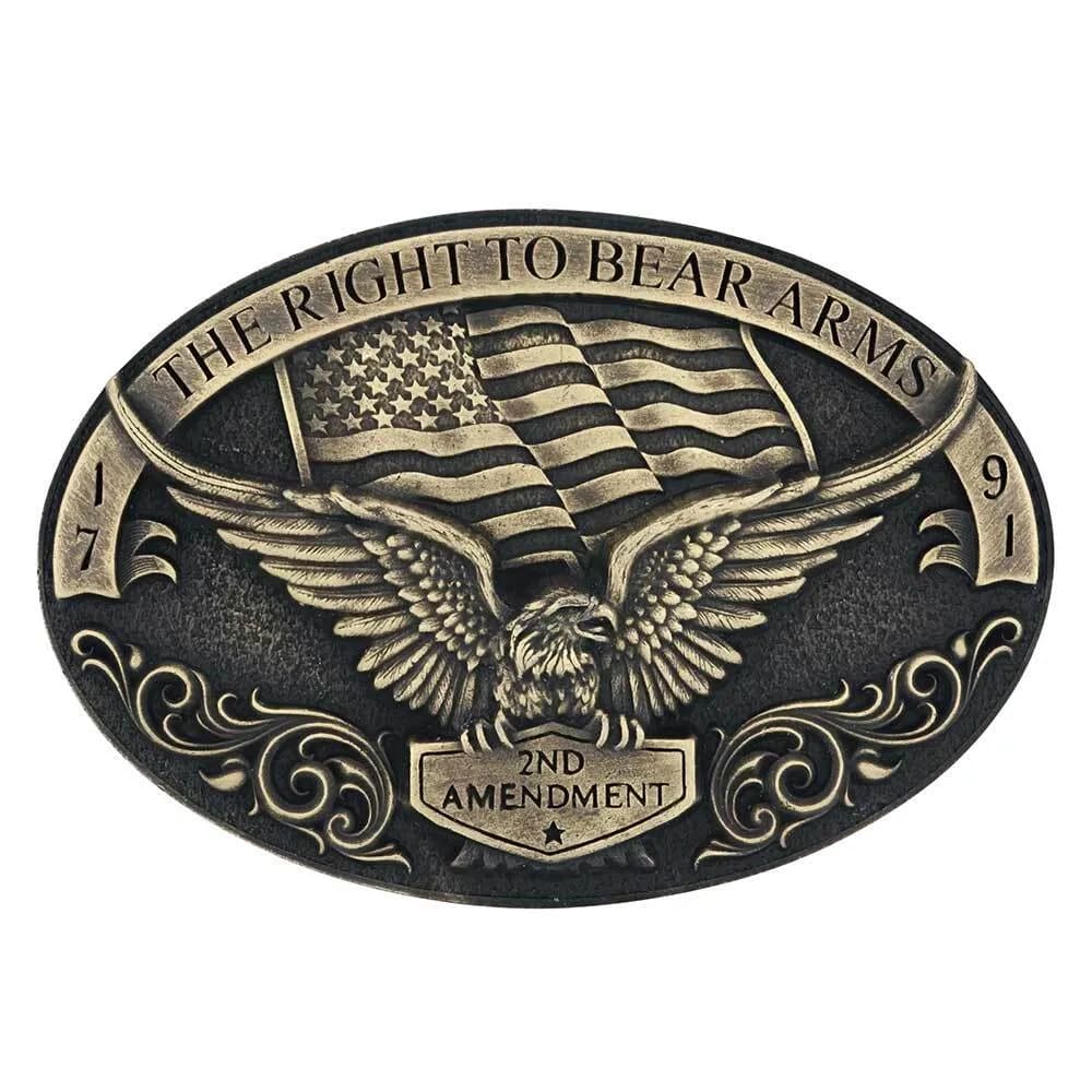 Montana Silversmiths Soaring Eagle Arms Buckle A877