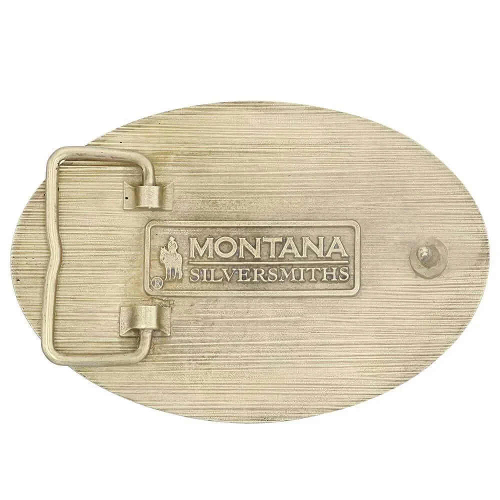 Montana Silversmiths Soaring Eagle Arms Buckle A877 - Image 2