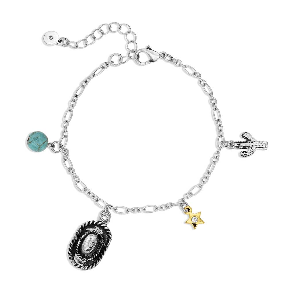 Montana Silversmiths Light Hearted Charm Bracelet ABC6256