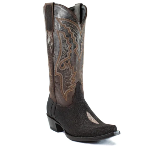 Azulado Blakely Brown Stingray Women's Boot AZ10022 - Image 2