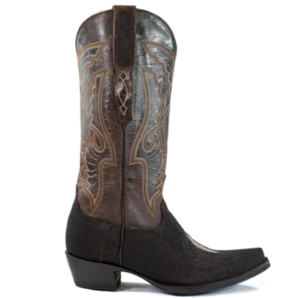 Azulado Blakely Brown Stingray Women's Boot AZ10022 - Image 3