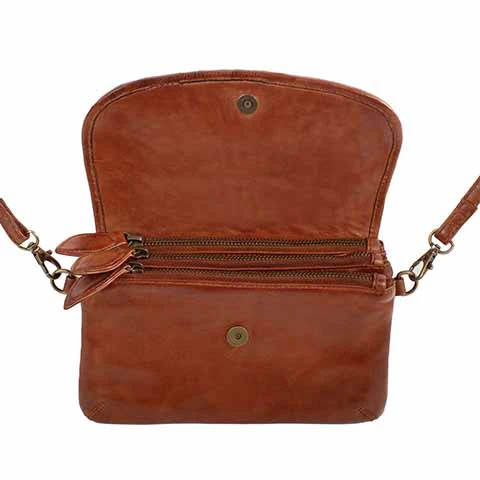 Scully Woven Leather Crossbody B374 - Image 2
