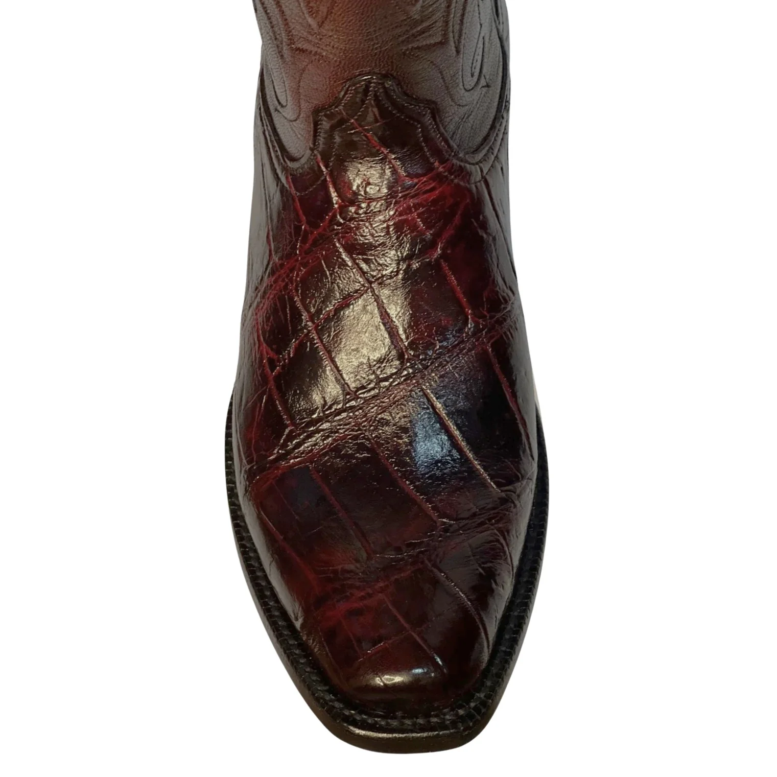 Black Jack Gator Belly Cherry Men's Boots BC528 - Image 6