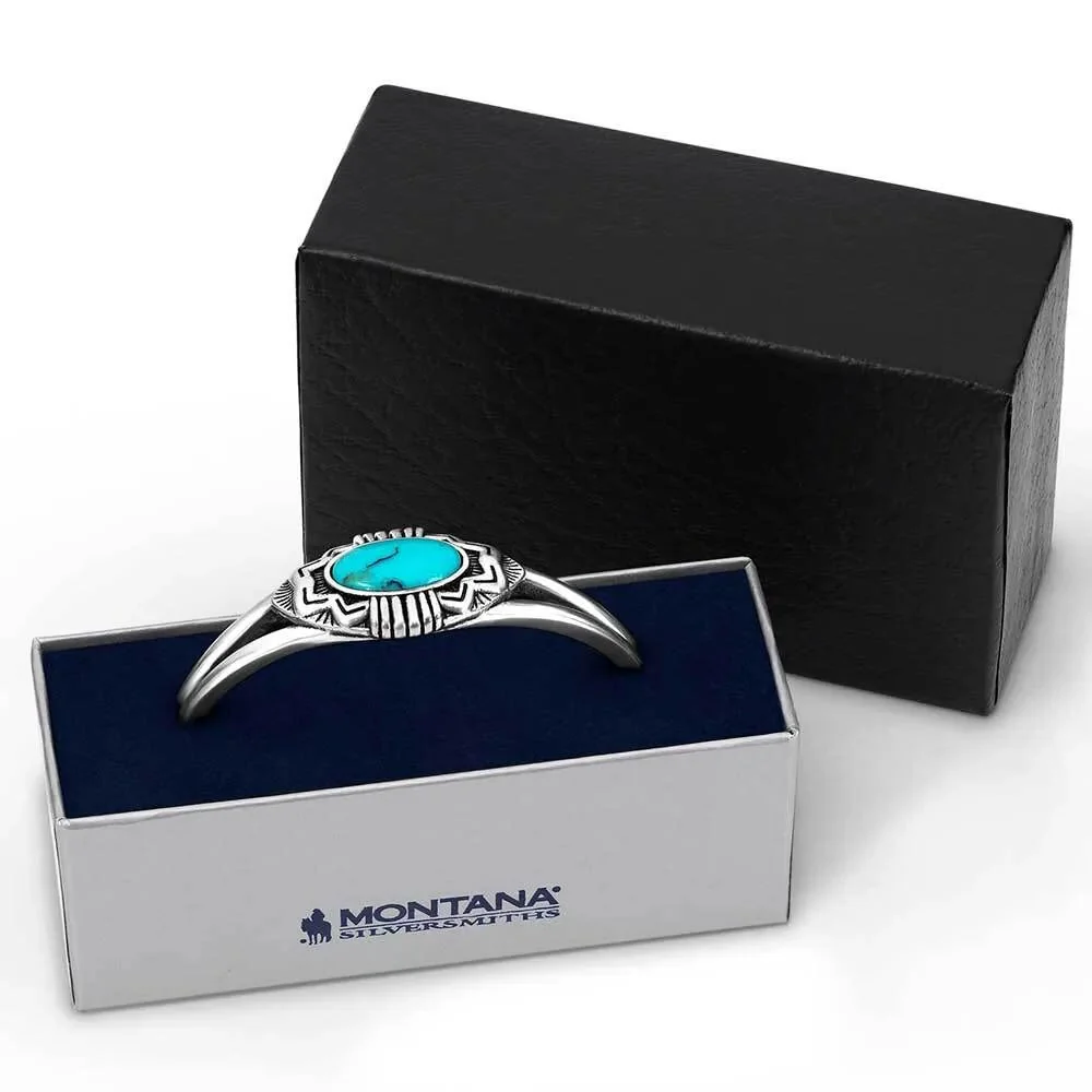 Montana Silversmith Blue Mesa Turquoise Bracelet BC5821 - Image 3