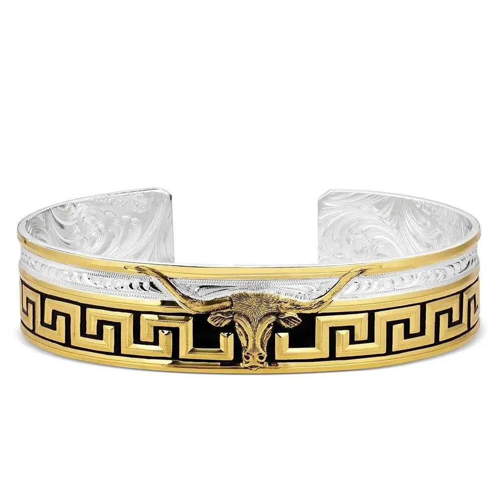 Montana Silversmith Sunrise Mesa Longhorn Cuff Bracelet BC5912