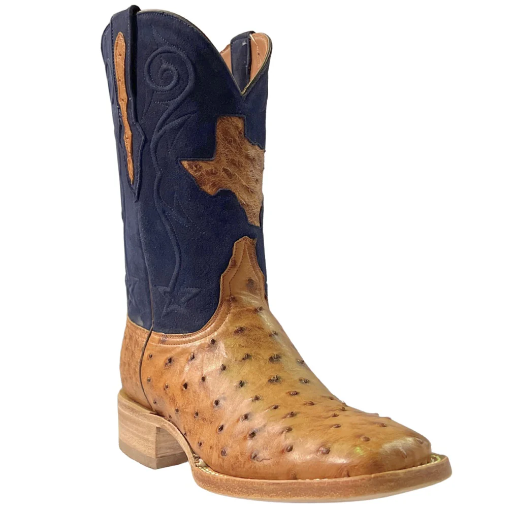 Black Jack FQ Ostrich Texas Inlay Men's Boot BCG973