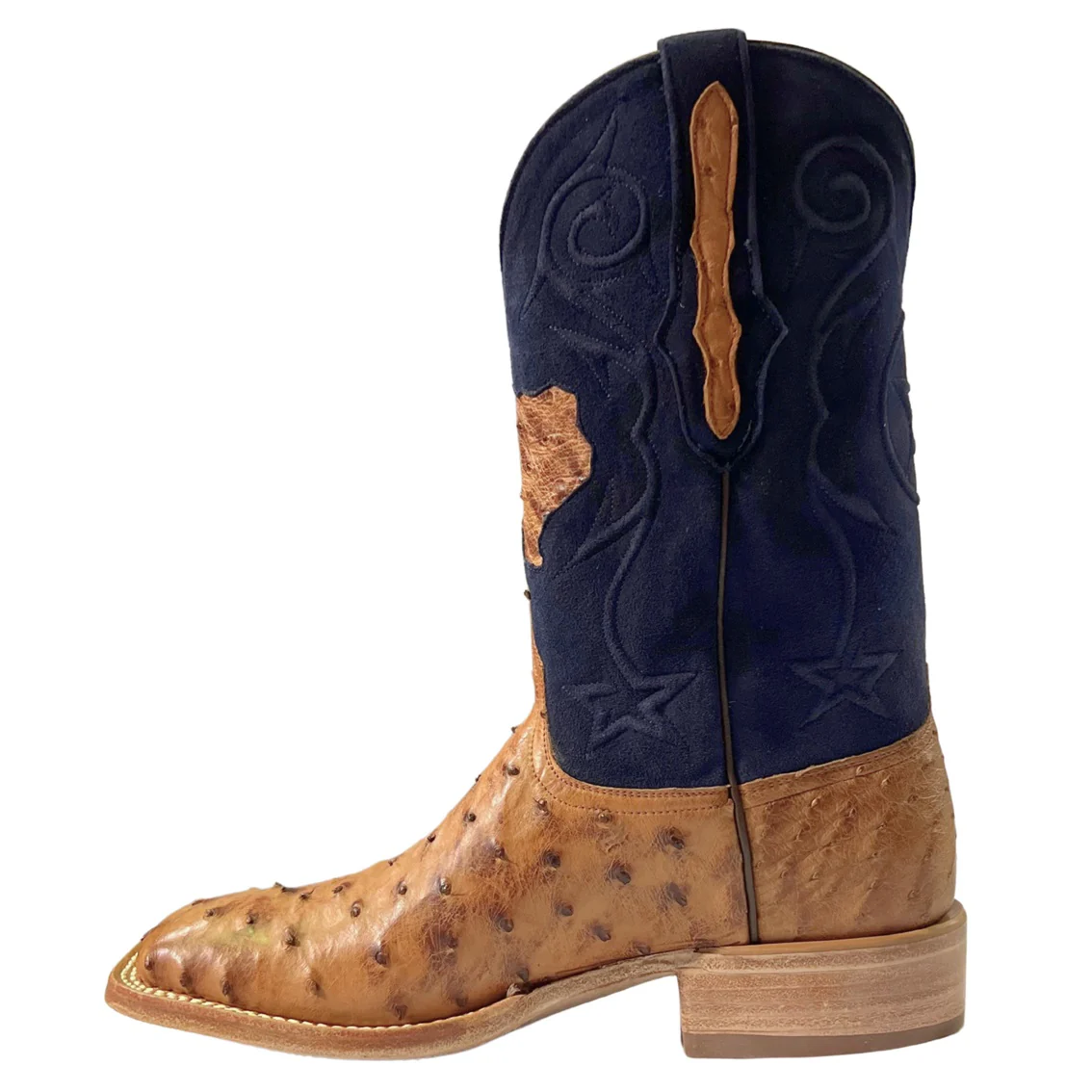 Black Jack FQ Ostrich Texas Inlay Men's Boot BCG973 - Image 3