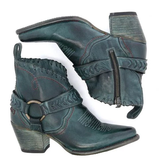 Bed Stu Tania Dark Teal Women's Bootie F392019 - Image 4
