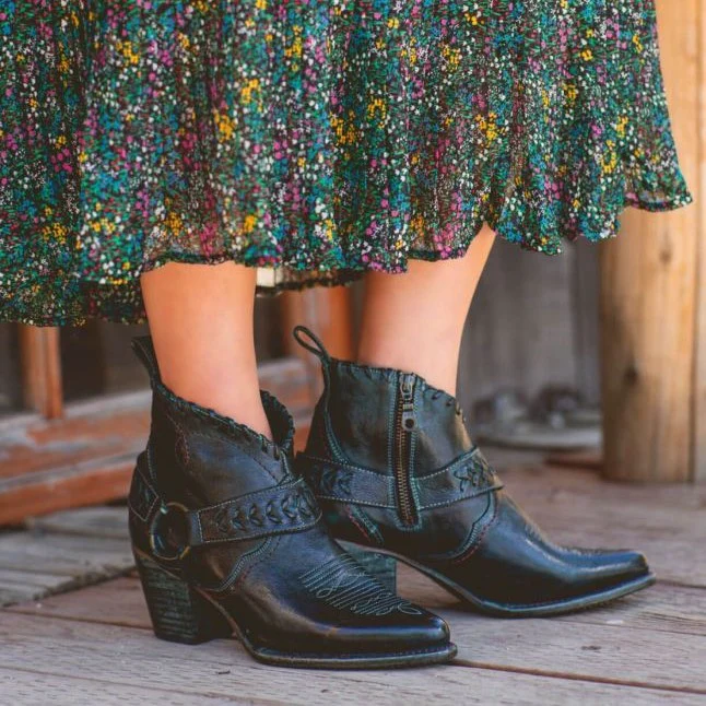 Bed Stu Tania Dark Teal Women's Bootie F392019 - Image 5