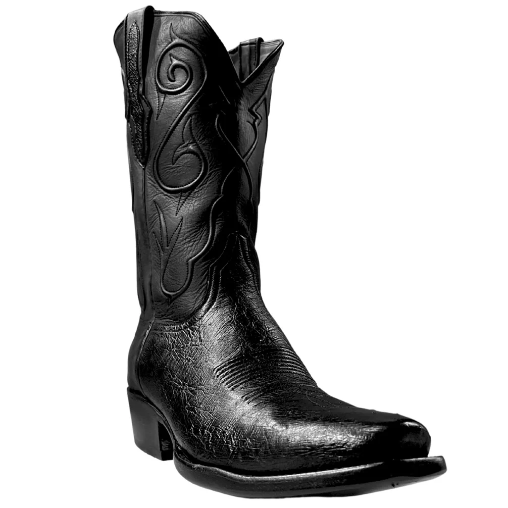 Black Jack Smooth Ostrich Vamp Men's Boot BK787-V3