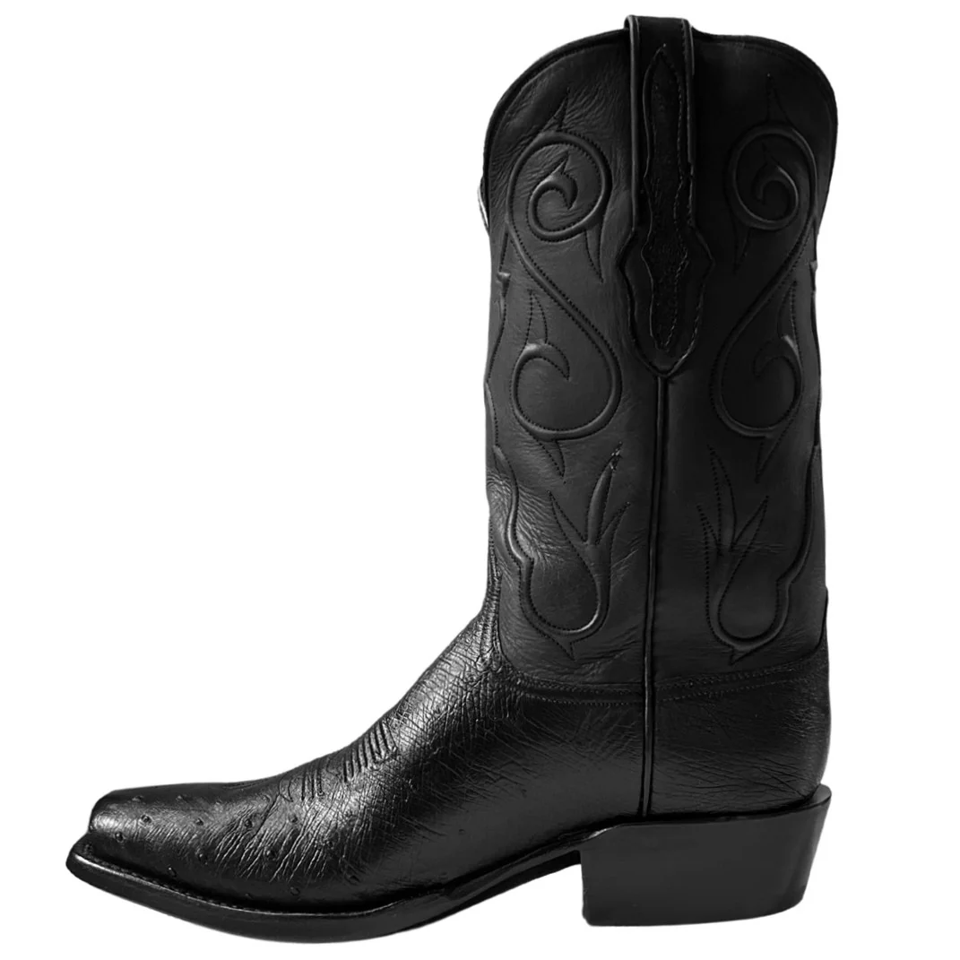 Black Jack Smooth Ostrich Vamp Men's Boot BK787-V3 - Image 3