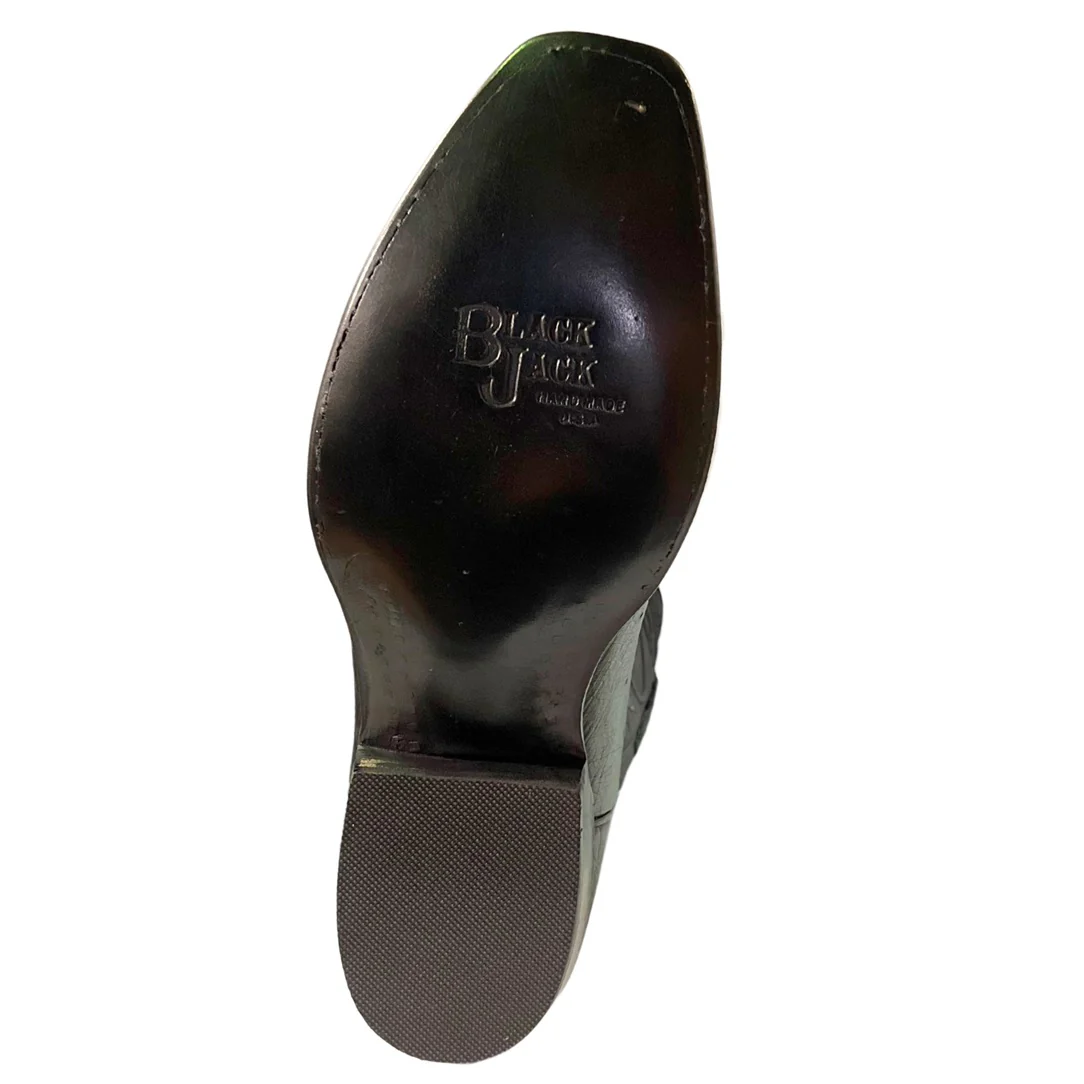 Black Jack Smooth Ostrich Vamp Men's Boot BK787-V3 - Image 6