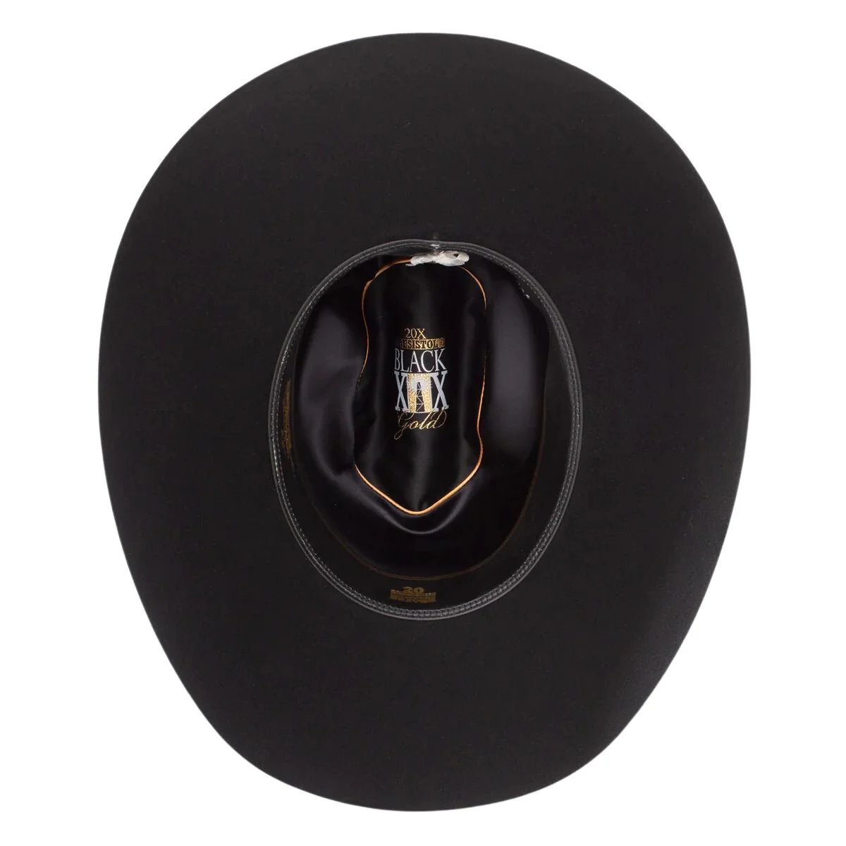 Resistol Black Gold 20X Fur Felt Cowboy Hat - Image 6