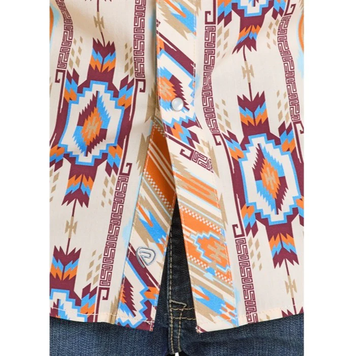 Rock & Roll Orange Vibe Western Snap BMN3S06499 - Image 2