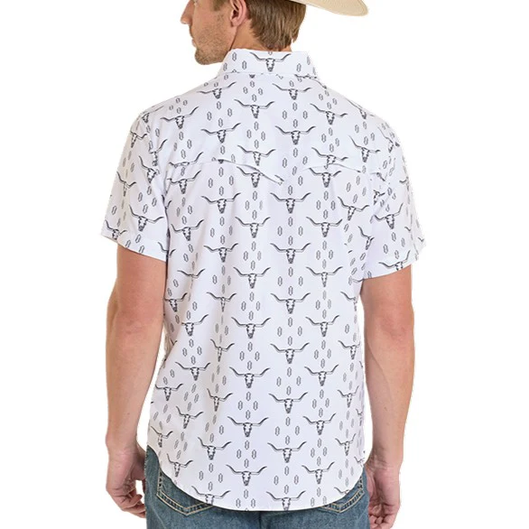 Rock & Roll Static Longhorn Men’s Polo Bmn3s08397 - Image 3
