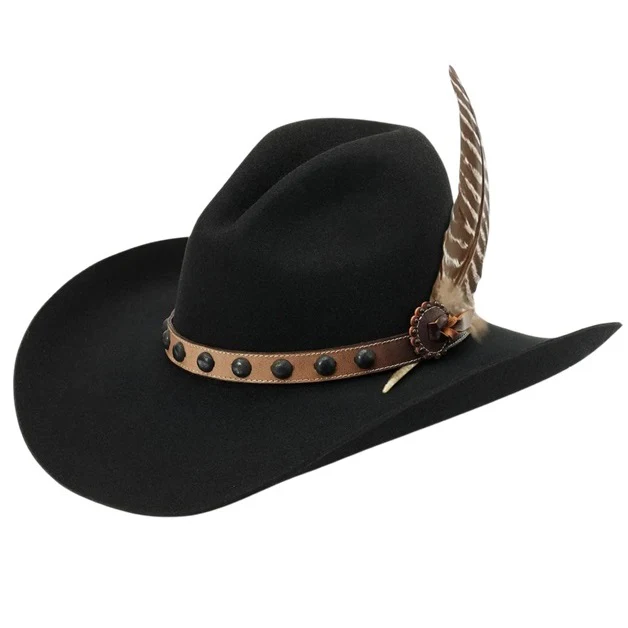 Stetson Broken Bow Black Wool Cowboy Hat