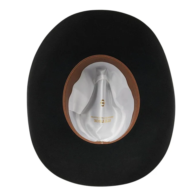 Stetson Broken Bow Black Wool Cowboy Hat - Image 7