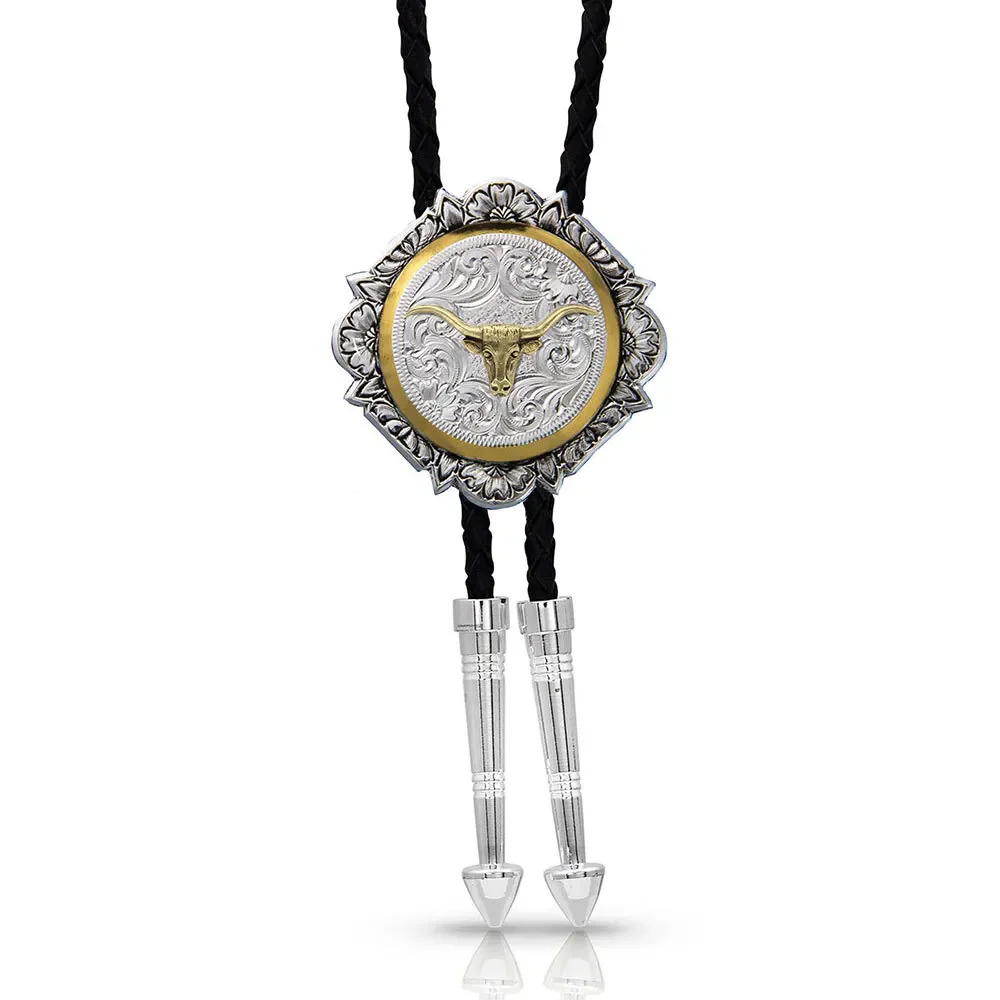 Montana Silversmiths Longhorn Bolo BT366-384S