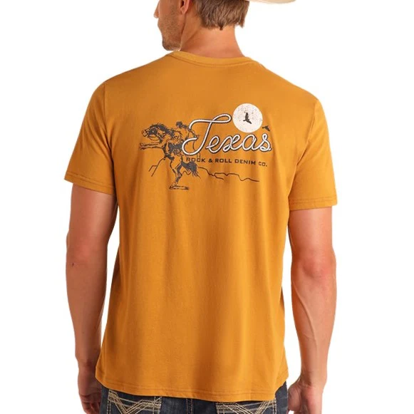Rock & Roll Texas Graphic Tee BU21T06070 - Image 2