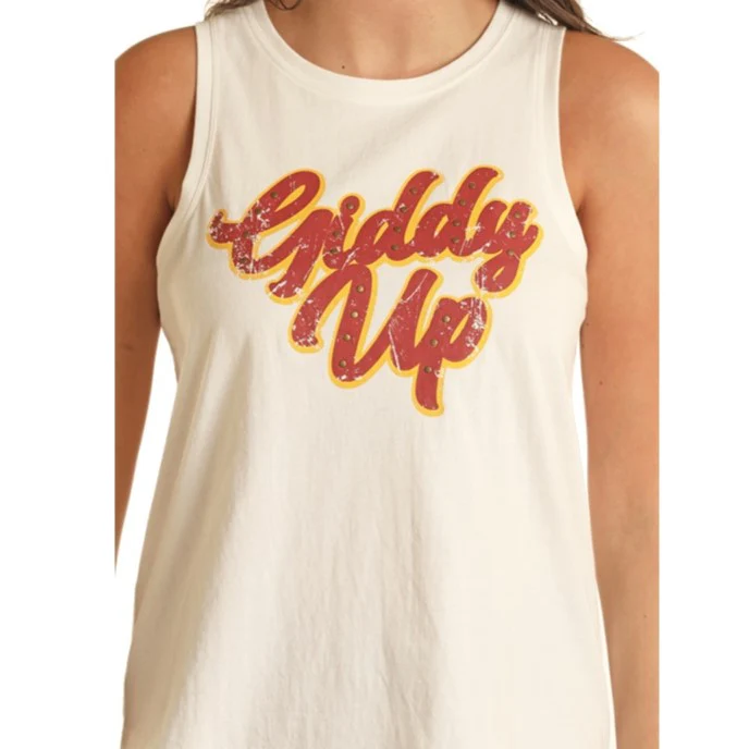 Rock & Roll Giddy Up Women's Tank BW20T04008 - Image 2