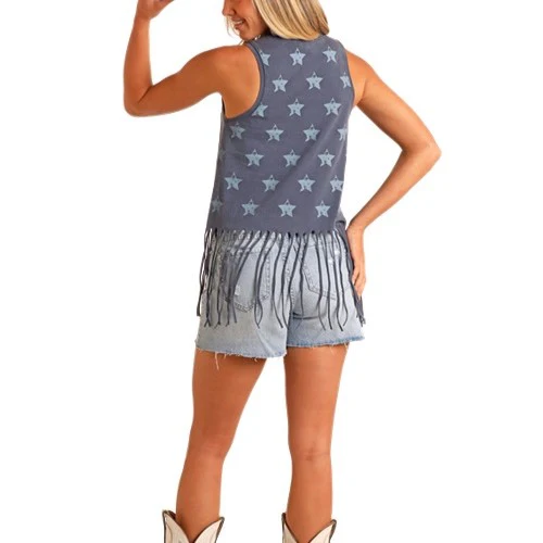 Rock & Roll Howdy Y'all Women's Tank BW20T05941 - Image 2