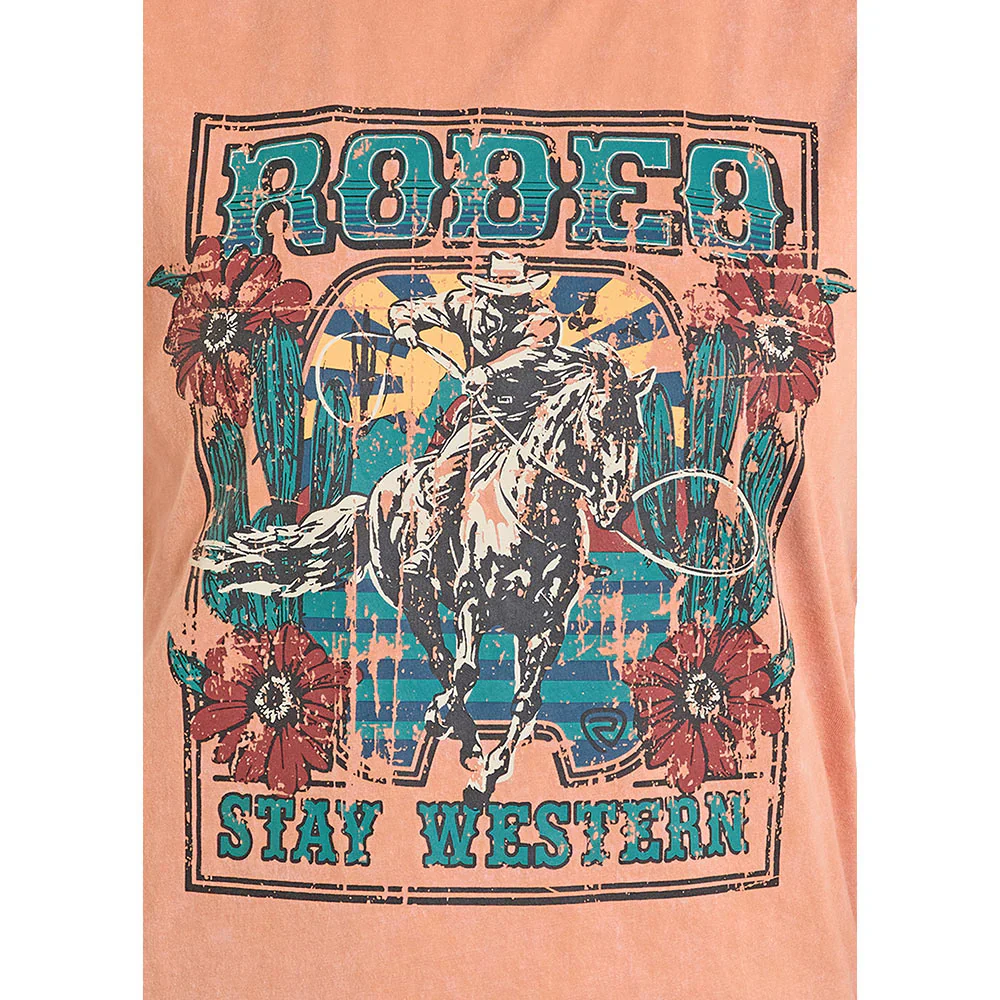 Rock & Roll Apricot Chain Fringe Women's Tank BW20T08417 - Image 2