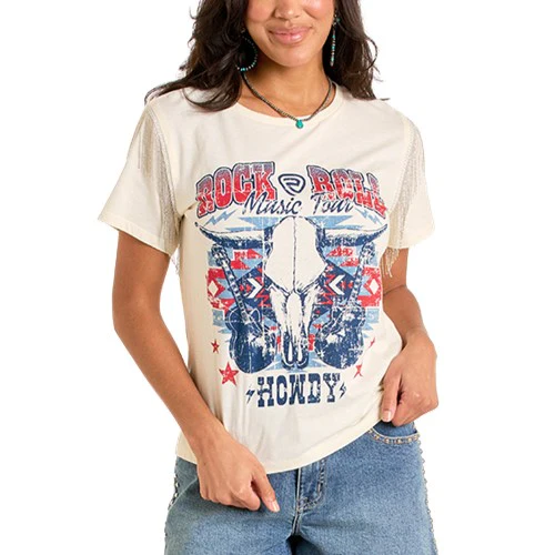 Rock & Roll Music Tour Women's Top BW21T06444
